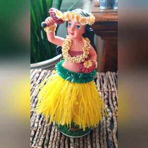 Vintage dashboard hula dancer Hawaiian Tiki  KC CO. LTD THE ORIGINAL